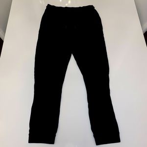 Black Waffle Joggers